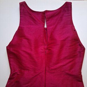 JLM Occasions Couture Floor Lenght Dupioni Bridesmaid Dress in Fuchsia Size 12